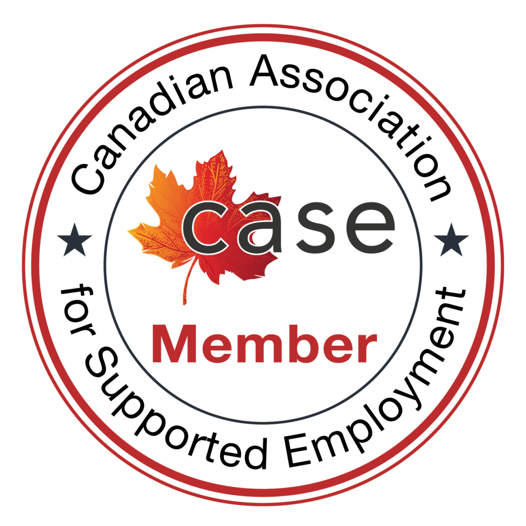 Canadian Association for Supported Employment logo. Links to website.
