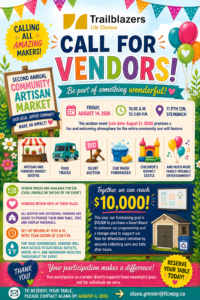 Poster for August 14 , 2026, artisan market