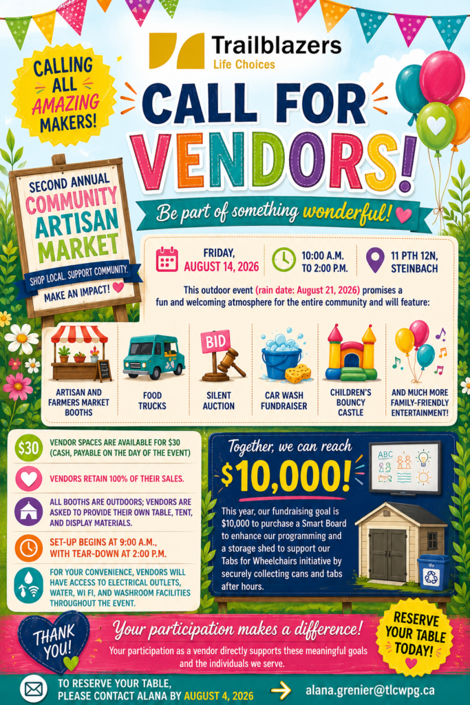 Poster for August 14 , 2026, artisan market